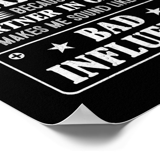 メンズの父の日は私を祖父と呼ぶので ポスター (角)