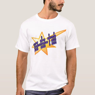 メンズのThangの俗語の基本的なTシャツ(wa datah) Tシャツ