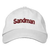 メンズはおもしろいなノベルティのゴルフ眠りの精を作ります 刺繍入りキャップ (正面)