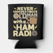 メンズはハム素晴らしいの老人を過小評価しない 缶クーラー (正面)