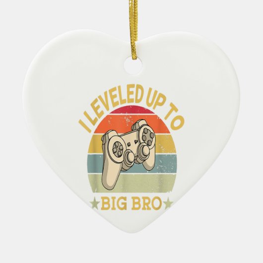 メンズはビッグブラザーベスト2022にレベルアップ2022促進 セラミックオーナメント (正面)