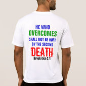 メンズはワイシャツを説教します Tシャツ (裏面)