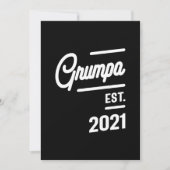 メンズは一番不機嫌だ。2021 招待状 (正面)