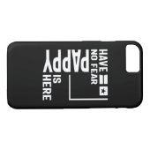メンズは恐れがないパピーはここにいる父の贈り物 Case-Mate iPhoneケース (裏面(横))