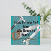 メンズは招待状のテンプレートに用具を使います 招待状 (スタンド正面)