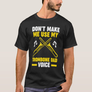 メンズは私のトロンボーン音楽を使わせない Tシャツ