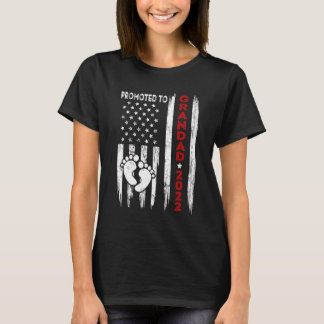 メンズは2022年にアメリカ国旗の父親に昇進 Tシャツ