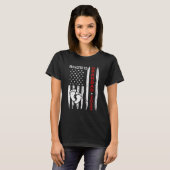 メンズは2022年にアメリカ国旗の父親に昇進 Tシャツ (正面フル)