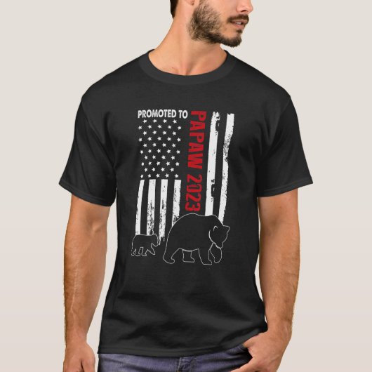 メンズはPapaw Bearに昇格2023年Dを期待 Tシャツ (正面)