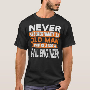 メンズも同じ老人を過小評価しない Tシャツ