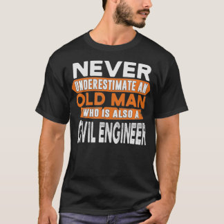 メンズも同じ老人を過小評価しない Tシャツ