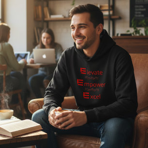 メンズやる気を起こさせるベーシックのフード付きスウェットシャツ パーカ