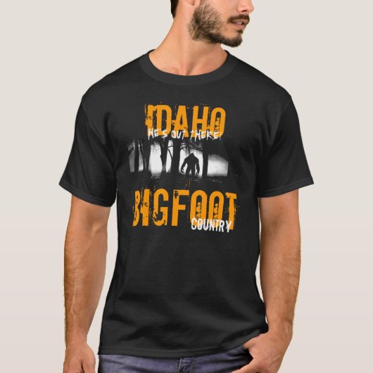 メンズアイダホビッグフットTシャツ Tシャツ (正面)