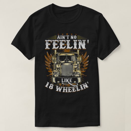 メンズアイン18輪車の運転手のような感じではない Tシャツ (デザイン正面)