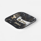 メンズアダルトディナエレガントー50歳の誕生日 ペーパープレート (傾斜あり)