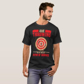 メンズアックススローは趣味のベーコンAx Thr Tシャツ (正面フル)