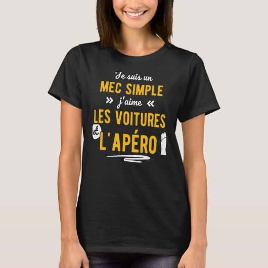 メンズアペロカーアイディア Tシャツ (正面)