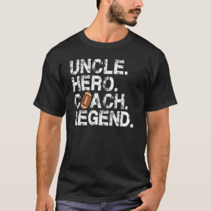 メンズアメリカンサッカーアンクルヒーローコーチレジェンドフー Tシャツ