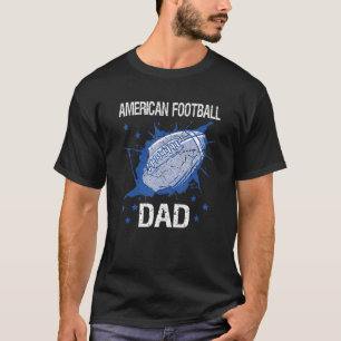 メンズアメリカンフットボールパパサッカー選手の父親 Tシャツ
