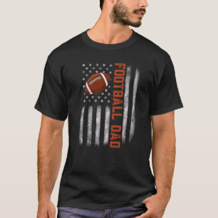 メンズアメリカンフラッグヴィンテージサッカー国旗パパファーテ Tシャツ
