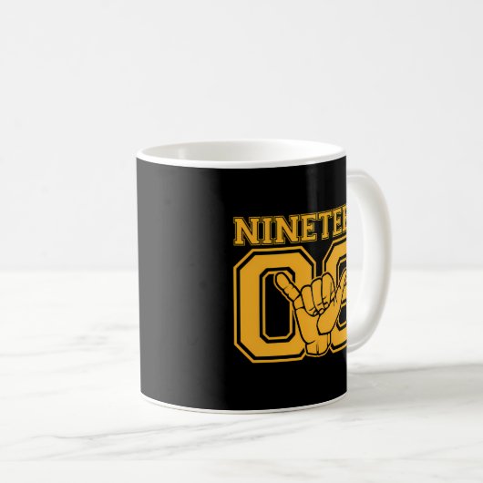 メンズアルファアフリカ男子学生の社交クラブハンドサイン1906スープ コーヒーマグカップ (正面右)