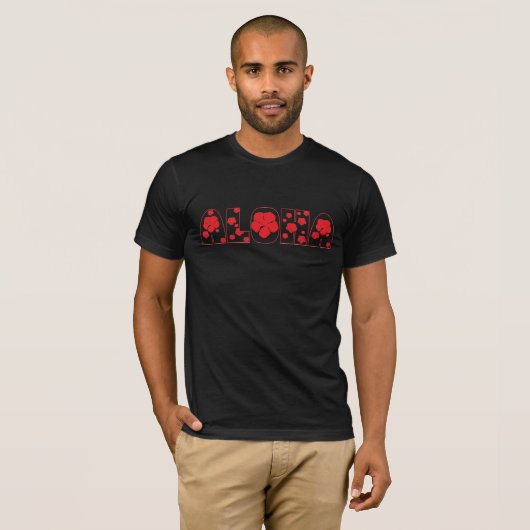 メンズアロハ Tシャツ (正面フル)
