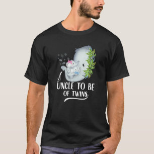 メンズアンクルの双子の1男の子1女の子エレファン Tシャツ