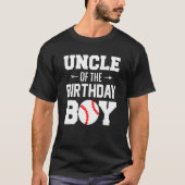 メンズアンクルオブザ誕生日ボーイベースボールボーイファミ Tシャツ (正面)