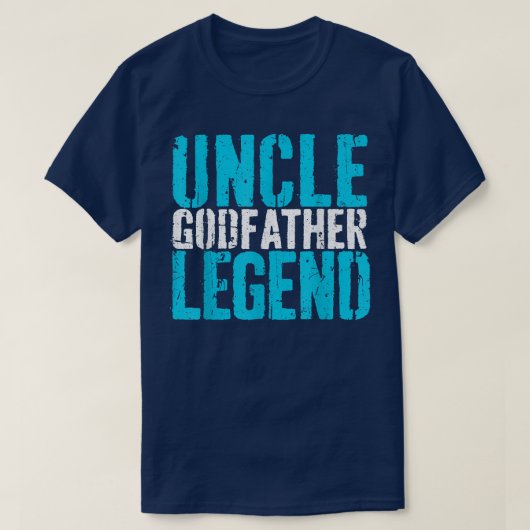 メンズアンクルゴッドファーレジェンド Tシャツ (デザイン正面)