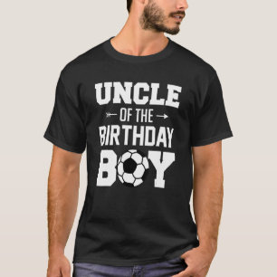 メンズアンクルサッカー少年誕生日の男の子の家族 Tシャツ
