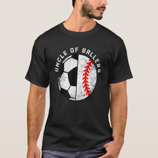 メンズアンクルサッカー野球アンクル Tシャツ (正面)