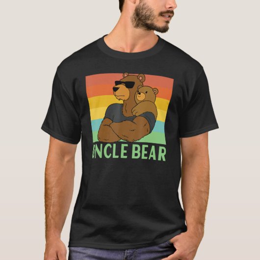 メンズアンクルベアファミリー Tシャツ (正面)