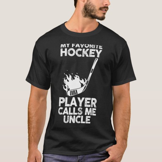メンズアンクルホッケープレイヤー Tシャツ (正面)