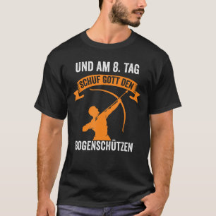 メンズアーチェリー弓矢 Tシャツ