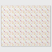 メンズアーチェリー – 男の子の弓と矢のパターン ラッピングペーパー (フラット)