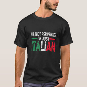 メンズイムは変態していないイムは単なるイタリアンヴィンテージデジタル Tシャツ