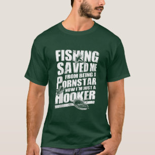 メンズイムジャストホーカー面白い魚釣り男性へs682 tシャツ