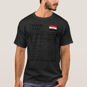 メンズイラクパパ栄養事実父の日国家 Tシャツ