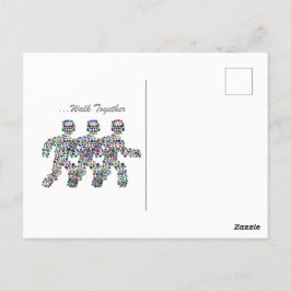 メンズインモーション – ジェムストーン歩く姿デザイン ポストカード