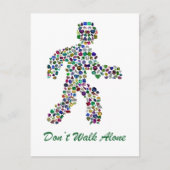 メンズインモーション – ジェムストーン歩く姿デザイン ポストカード (正面)