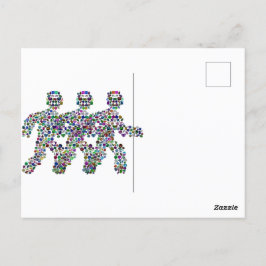 メンズインモーション – ジェムストーン歩く姿デザイン ポストカード