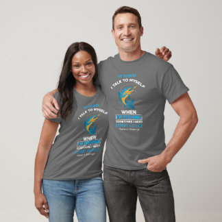 メンズウィメンズおもしろい魚釣り Tシャツ