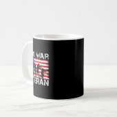 メンズウィメンズイラク戦争退役軍人 コーヒーマグカップ (正面左)