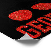 メンズウィメンズキッズジョージアメッシーバンバーシティヴィンテージ ポスター (角)