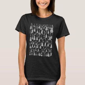 メンズウィメンズクールギターリスト音楽 Tシャツ