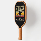 メンズウィメンズパドルピックボール選手ブラック ピックルボールラケット (左)