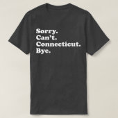 メンズウィメンズボーイズまたはガールズコネチカットおもしろい州 Tシャツ (デザイン正面)