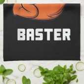 メンズウィメンズマスターバスターおもしろいタークエスタ感謝していーバスター キッチンタオル (折り畳み)