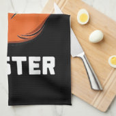 メンズウィメンズマスターバスターおもしろいタークエスタ感謝していーバスター キッチンタオル (四つ折り)