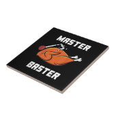 メンズウィメンズマスターバスターおもしろいタークエスタ感謝していーバスター タイル (側面)